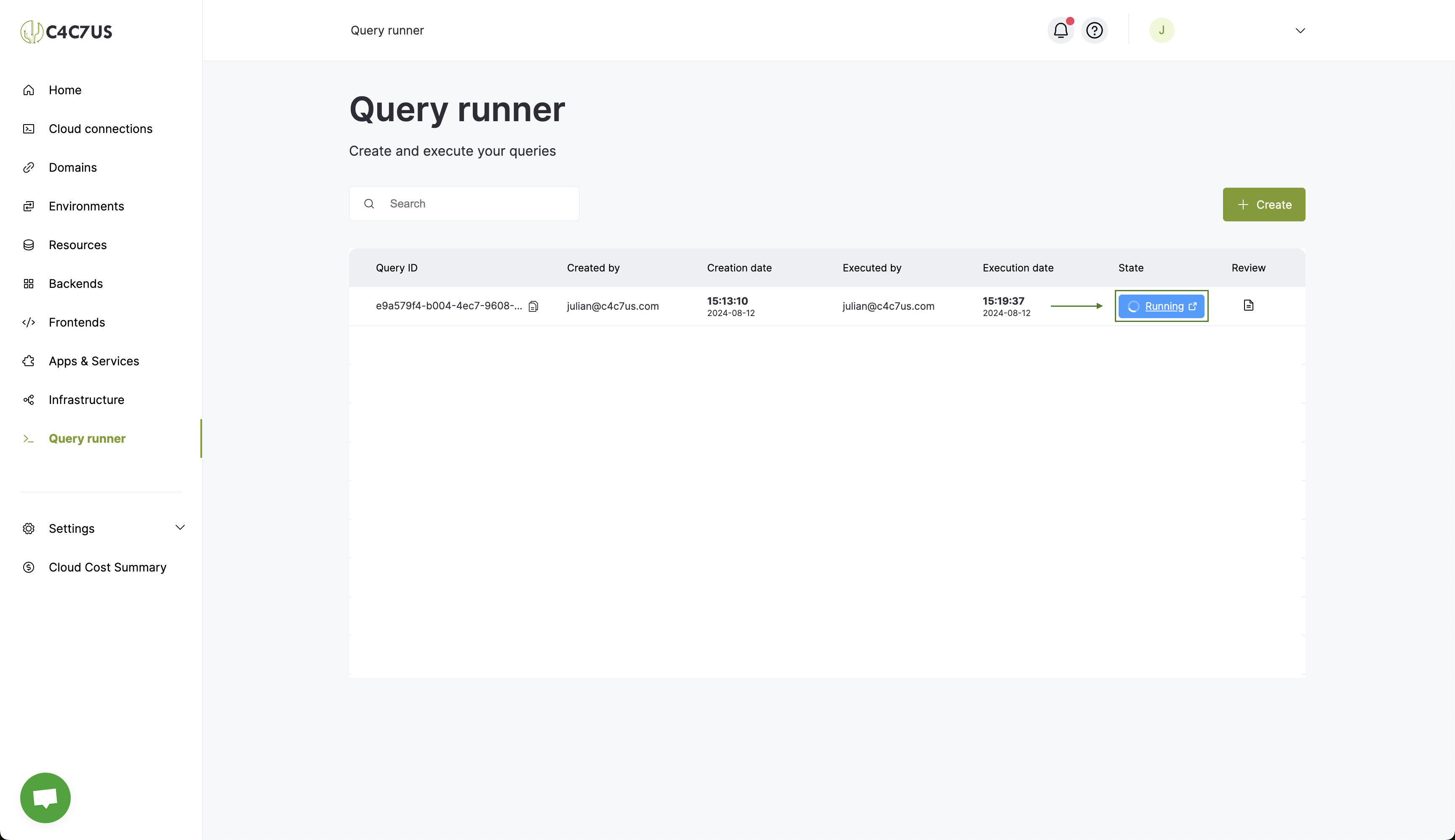 C4C7OPS query runner