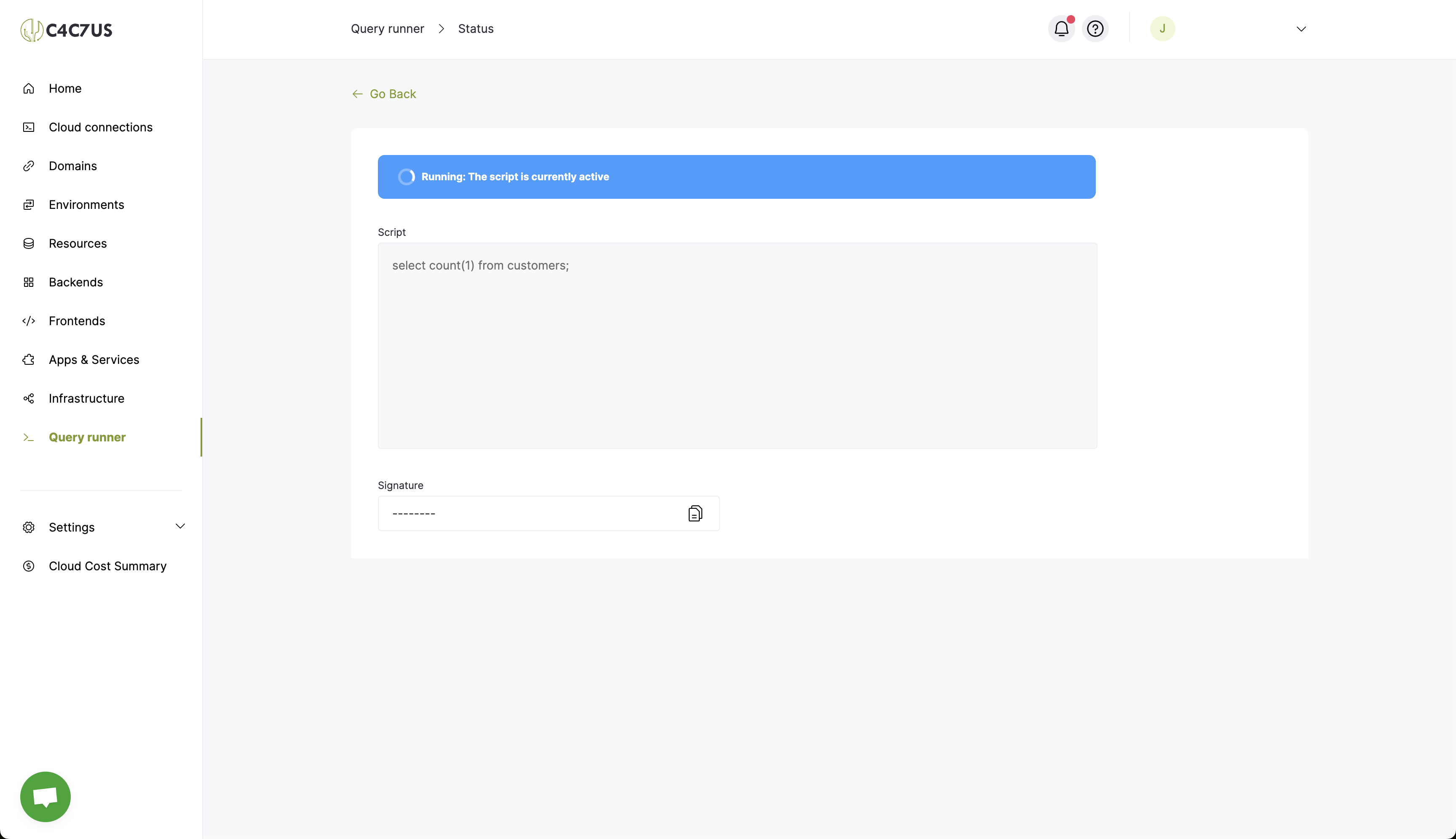 C4C7OPS query runner