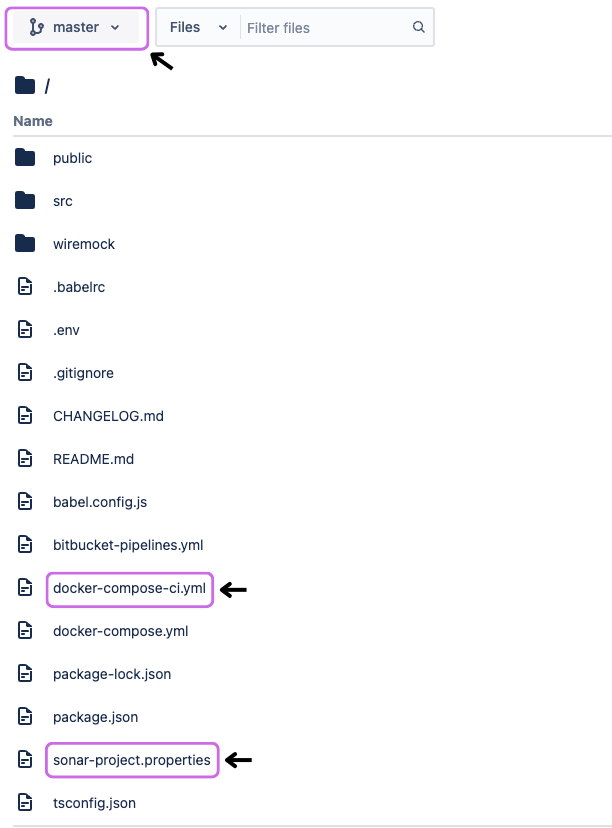 Bitbucket main branch