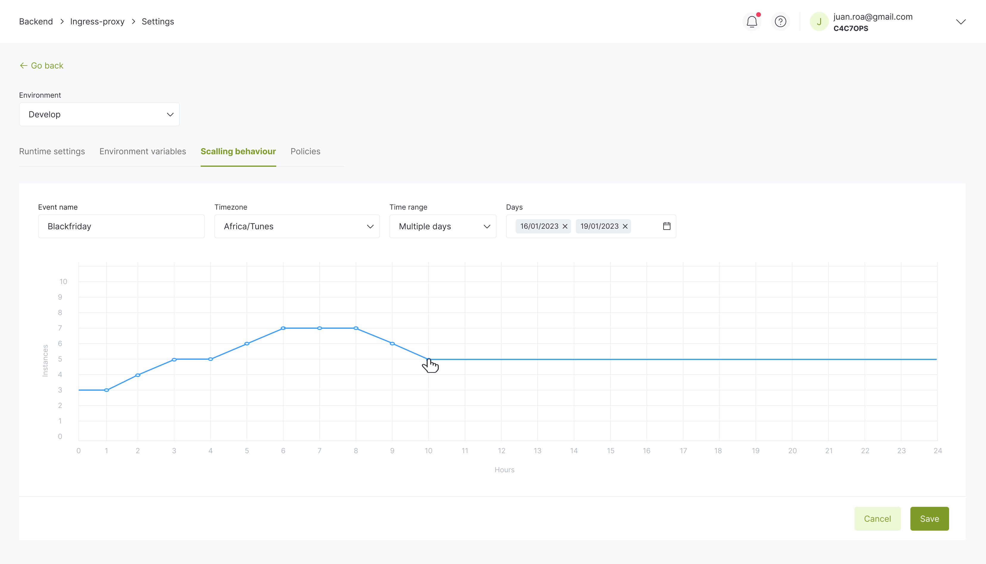 Scalable backend